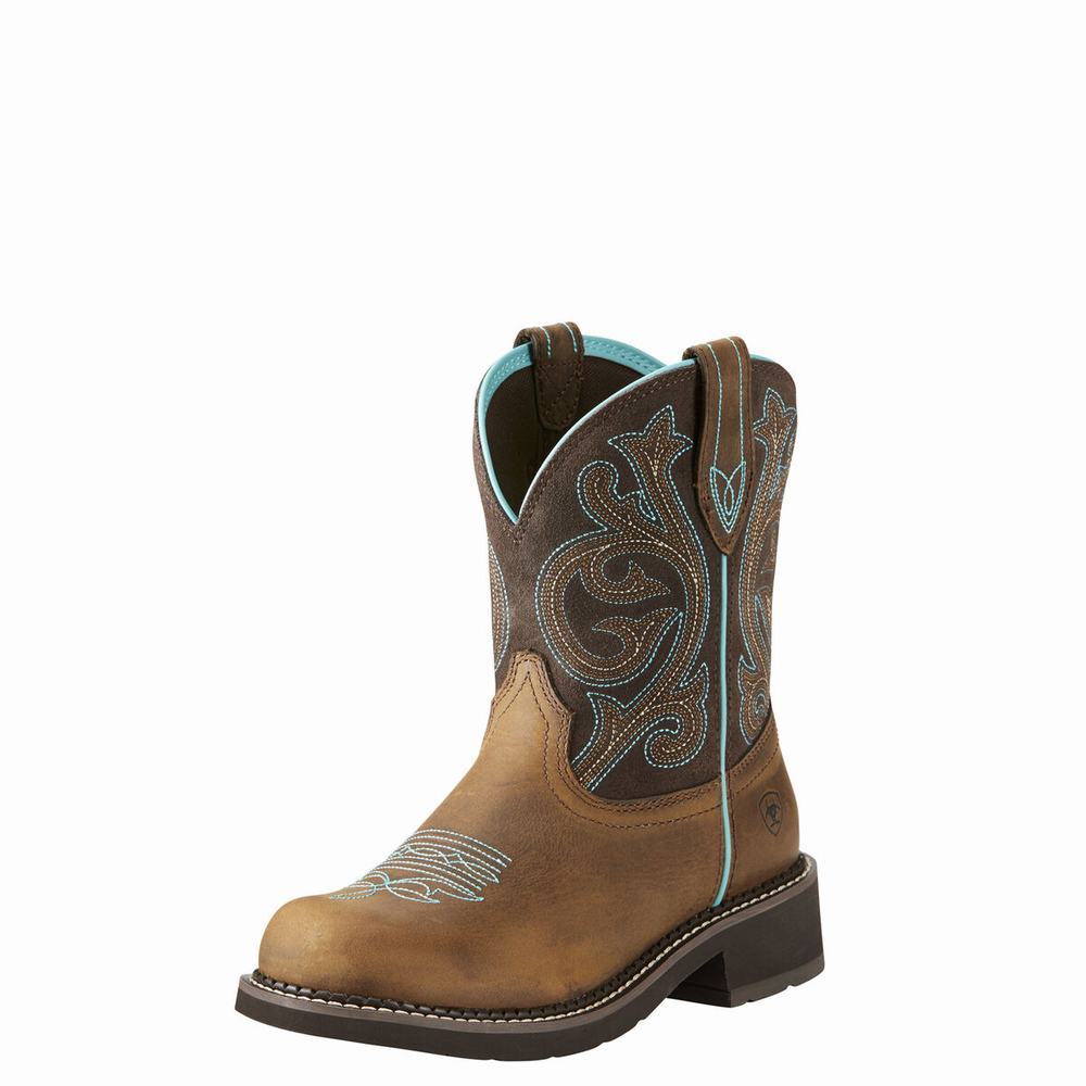 Stivali Western Ariat Fatbaby Heritage Donna Marroni | IT586MLKO