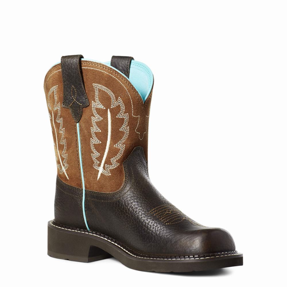 Stivali Western Ariat Fatbaby Heritage Feather II Donna Colorate | IT428EPIA