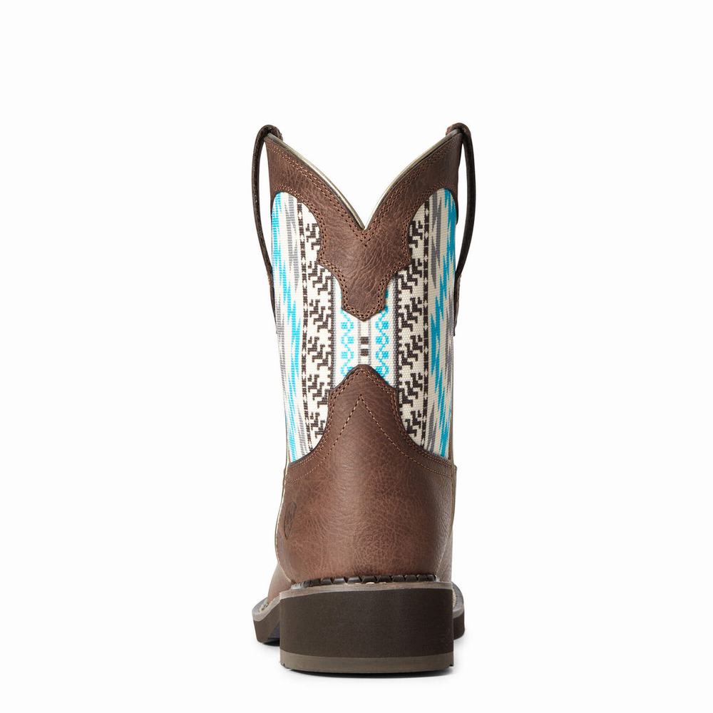 Stivali Western Ariat Fatbaby Heritage Twill Donna Colorate | IT971KSVT