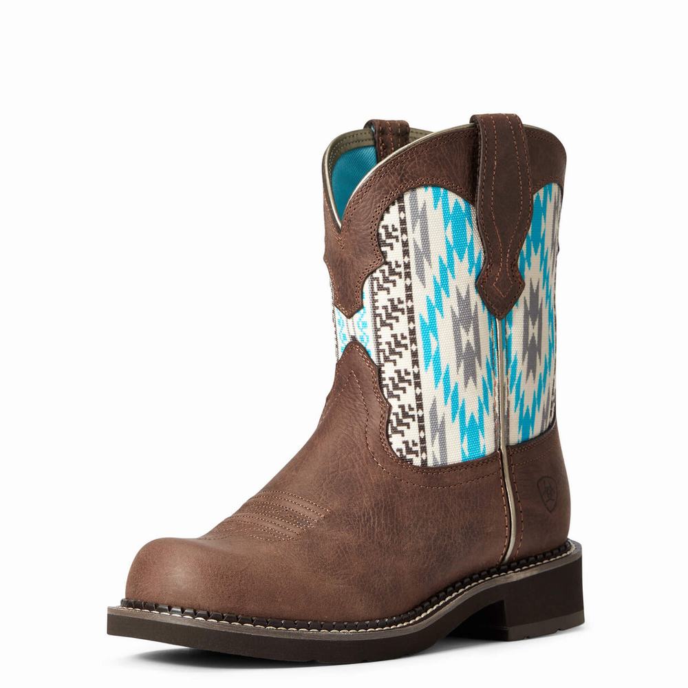 Stivali Western Ariat Fatbaby Heritage Twill Donna Colorate | IT971KSVT