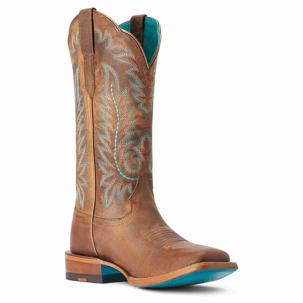 Stivali Western Ariat Frontier Tilly Donna Marroni | IT704TFIC