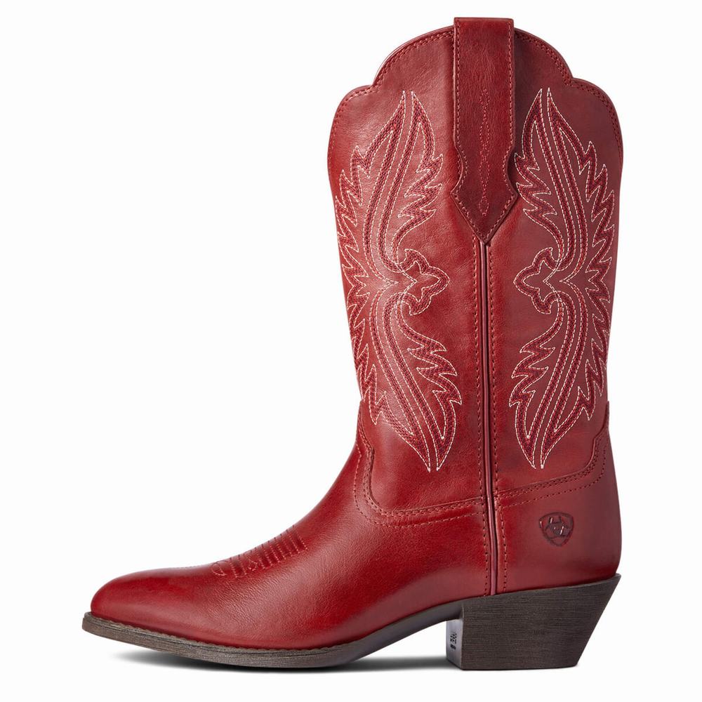 Stivali Western Ariat Heritage R Punta Donna Rosse | IT138XVKE