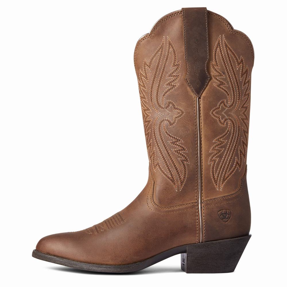 Stivali Western Ariat Heritage R Punta Donna Marroni | IT836LNIQ