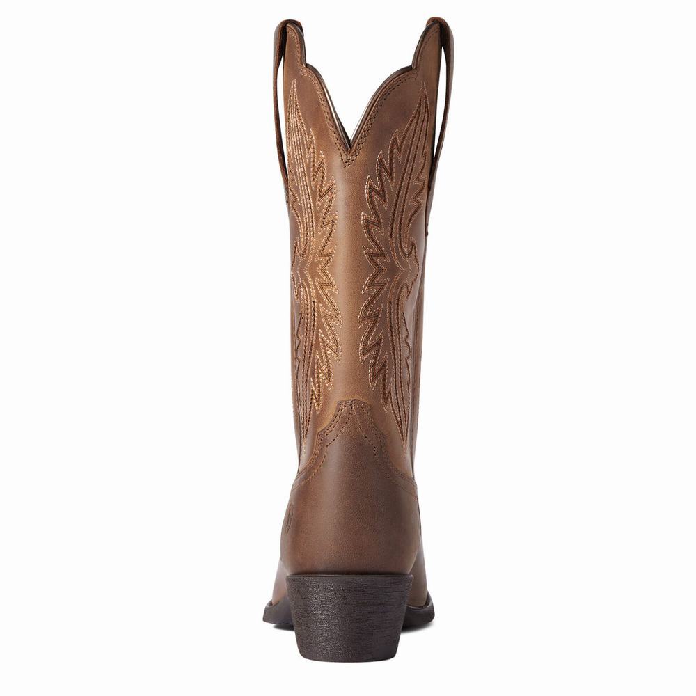 Stivali Western Ariat Heritage R Punta Donna Marroni | IT836LNIQ