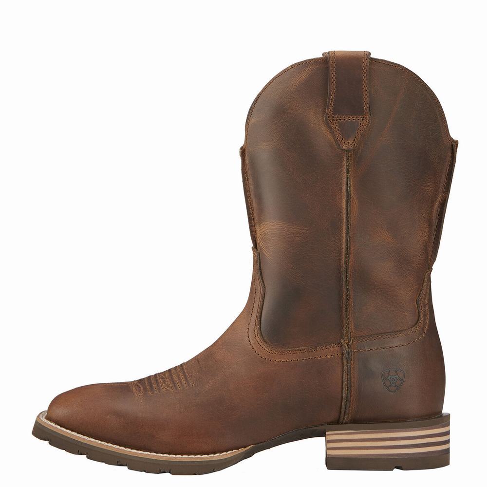 Stivali Western Ariat Ibrido Strada Side Uomo Marroni | IT792YFTD