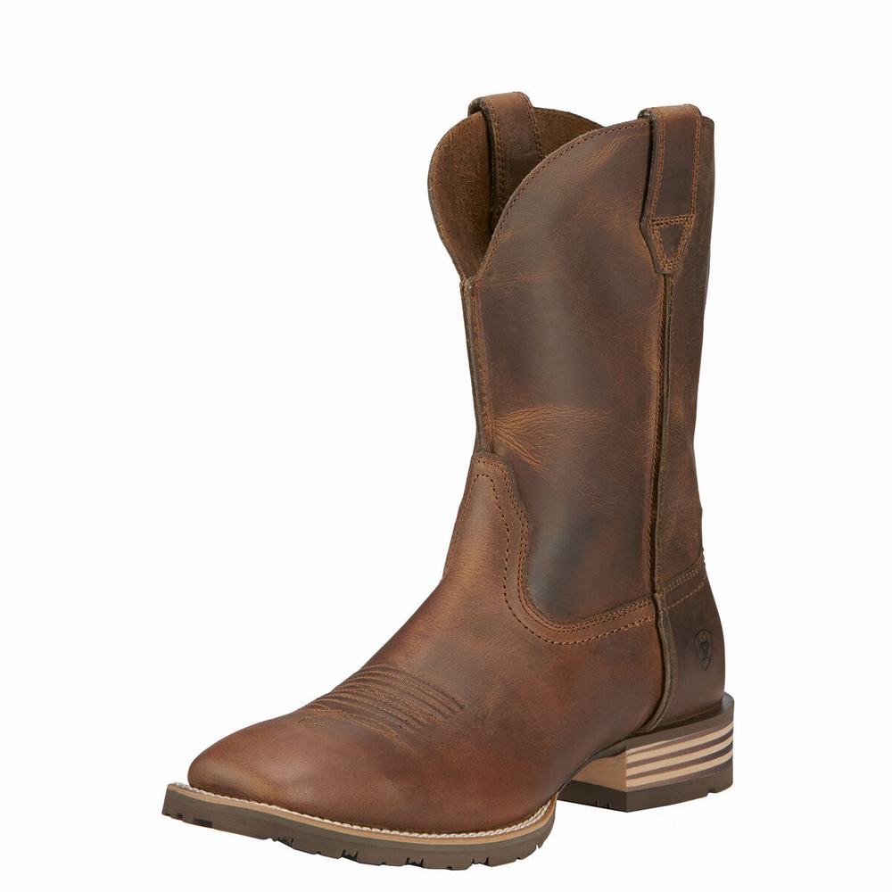 Stivali Western Ariat Ibrido Strada Side Uomo Marroni | IT792YFTD