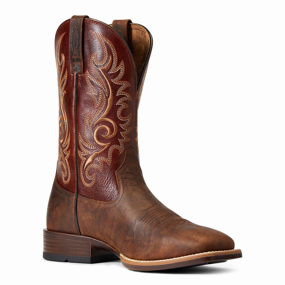 Stivali Western Ariat Lasco Ultra Uomo Marroni | IT164CVSP