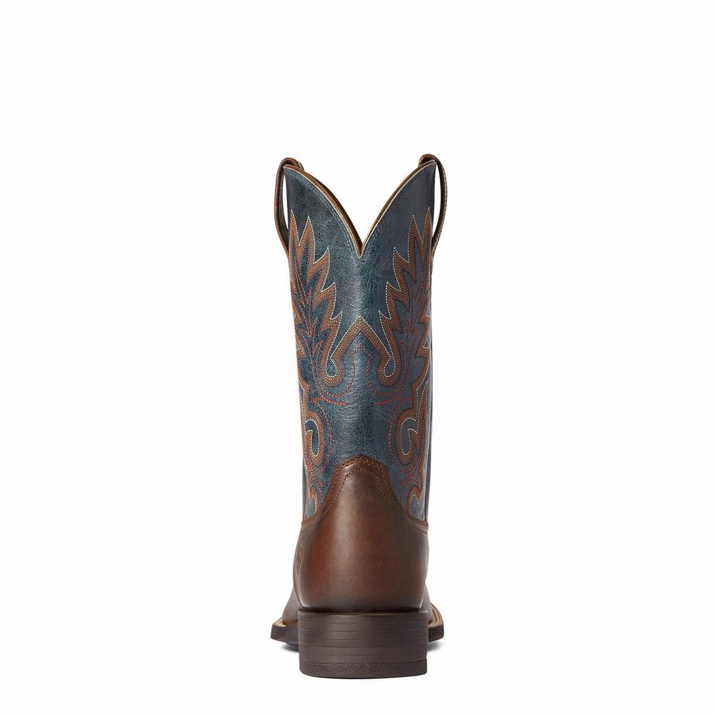 Stivali Western Ariat Layton Uomo Marroni | IT123FNAV