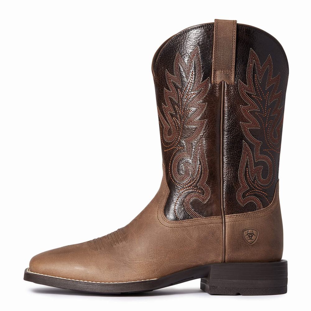 Stivali Western Ariat Layton Uomo Marroni | IT965NTJU