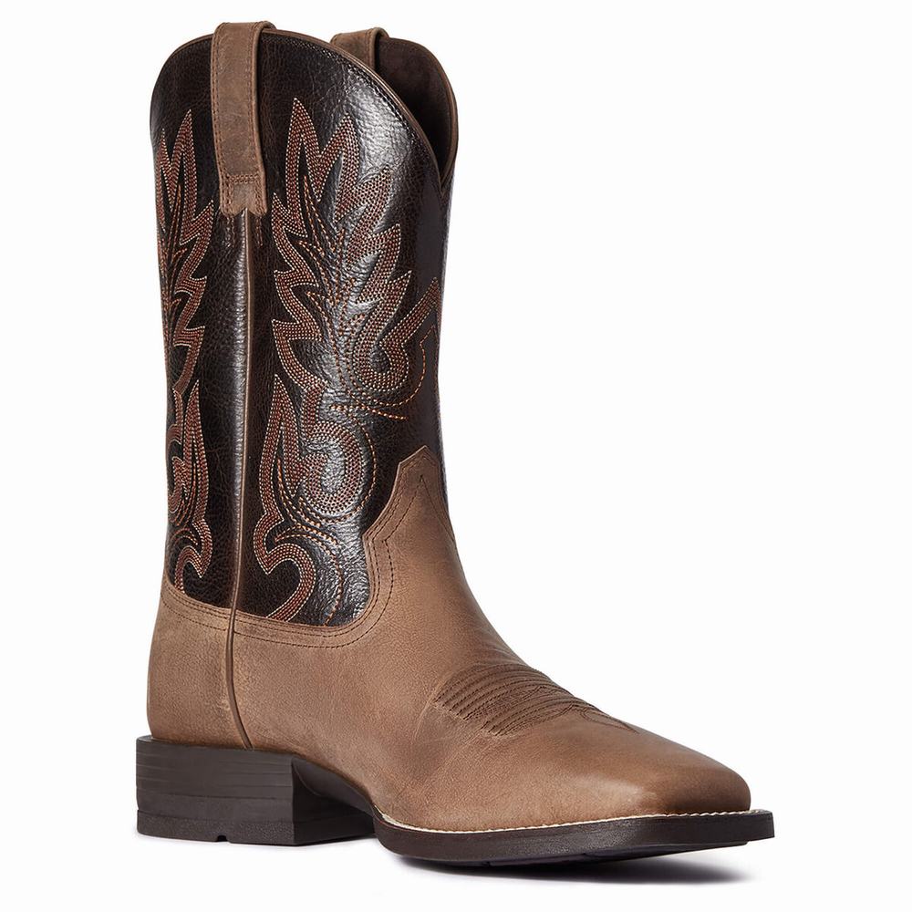 Stivali Western Ariat Layton Uomo Marroni | IT965NTJU