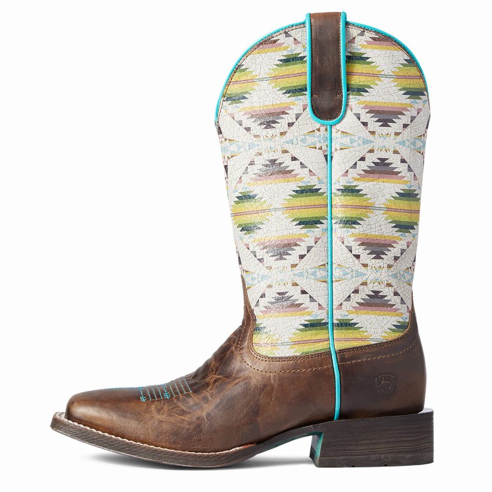 Stivali Western Ariat Pendleton Circuit Savanna Donna Marroni | IT376DIZT