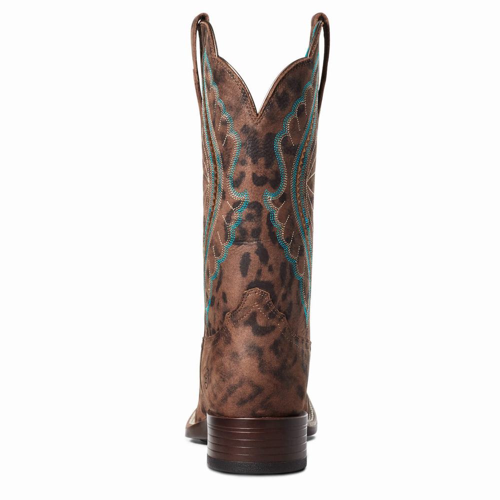 Stivali Western Ariat PrimeTime Donna Leopardate | IT689ROCI