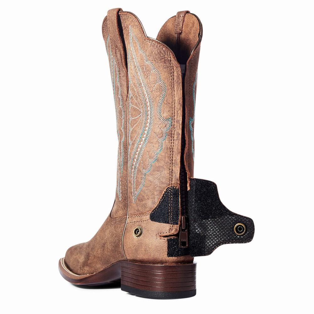 Stivali Western Ariat Primetime EZ Zip Donna Marroni | IT598WIPD