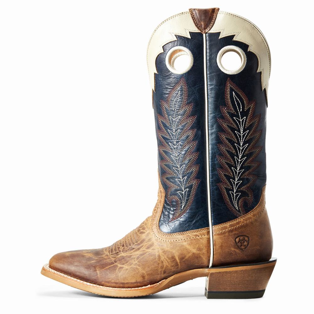 Stivali Western Ariat Real Deal Uomo Marroni | IT049GDZA