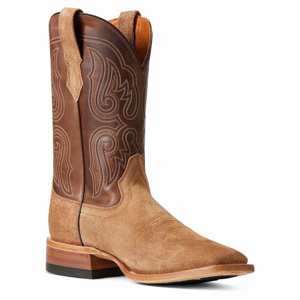 Stivali Western Ariat Relentless Sic 'Em Uomo Marroni | IT248JEAK