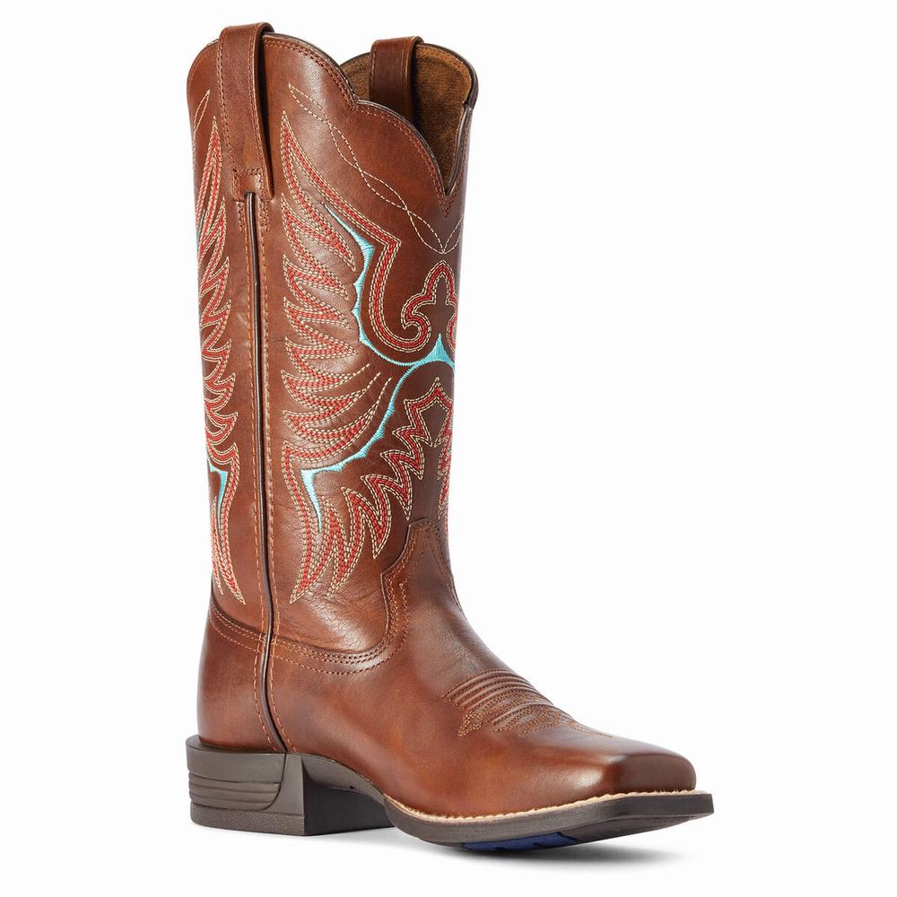 Stivali Western Ariat Rockdale Donna Marroni | IT286OVJB