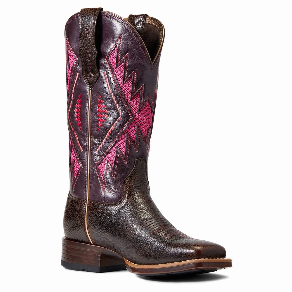 Stivali Western Ariat Sienna VentTek 360 Donna Cioccolato | IT087GDWB