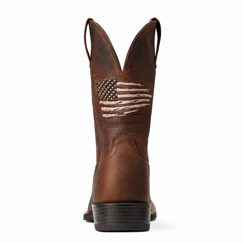 Stivali Western Ariat Sportive All Country Uomo Marroni | IT360XNSW