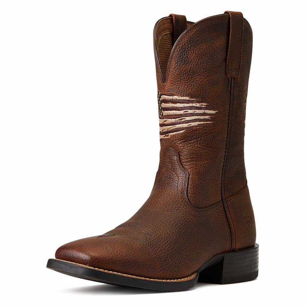 Stivali Western Ariat Sportive All Country Uomo Marroni | IT360XNSW