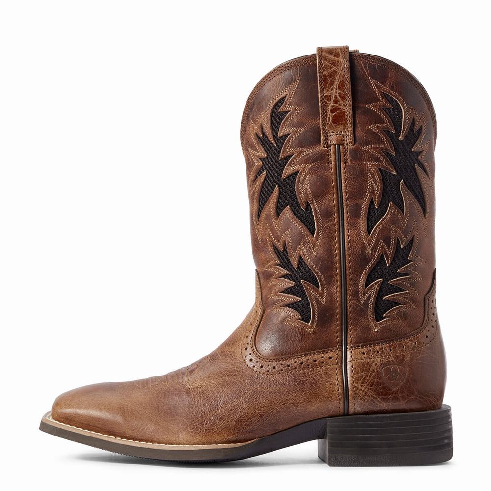 Stivali Western Ariat Sportive Cool VentTEK Uomo Marroni Scuro | IT814LPWJ