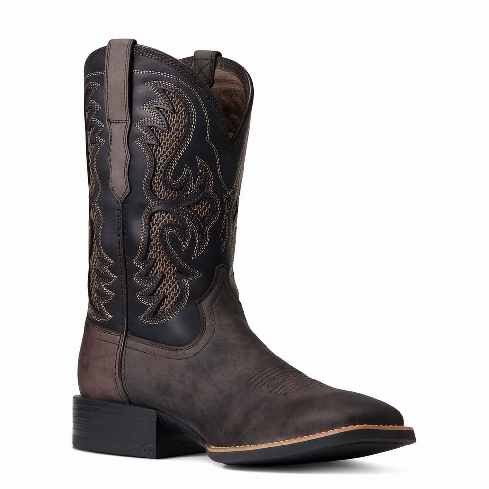 Stivali Western Ariat Sportive Fresco VentTEK Uomo Marroni | IT617QWVD