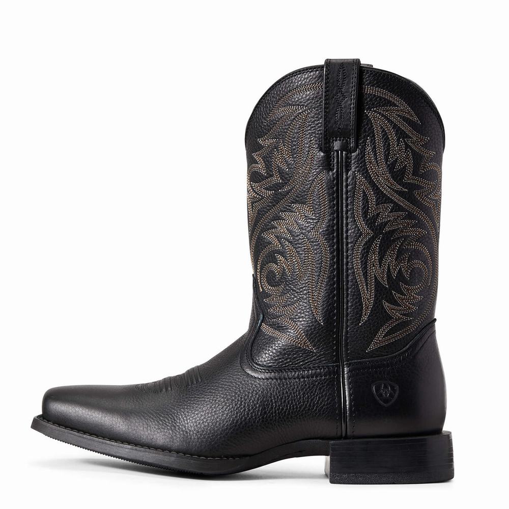 Stivali Western Ariat Sportive Herdsman Uomo Nere | IT209XGBD