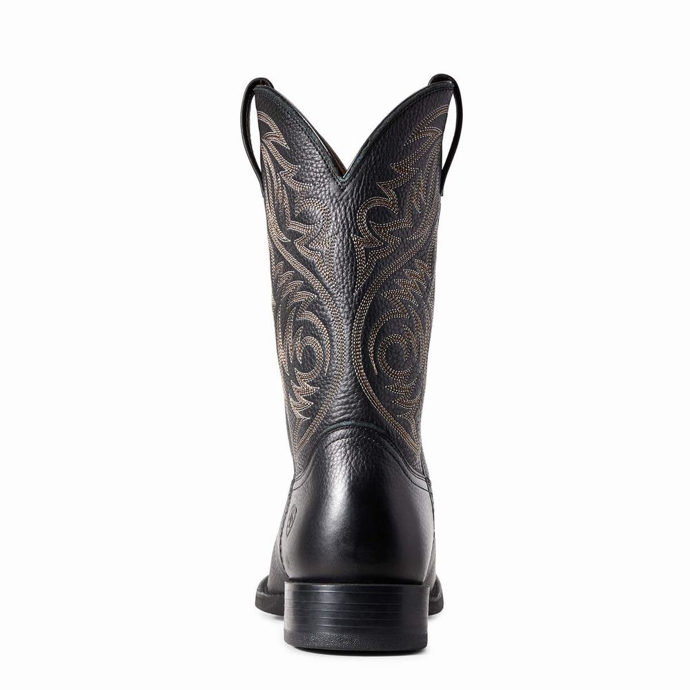 Stivali Western Ariat Sportive Herdsman Uomo Nere | IT209XGBD