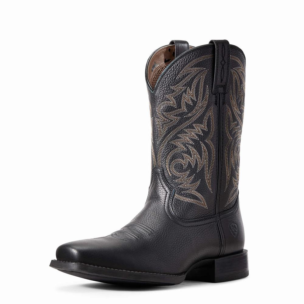 Stivali Western Ariat Sportive Herdsman Uomo Nere | IT209XGBD