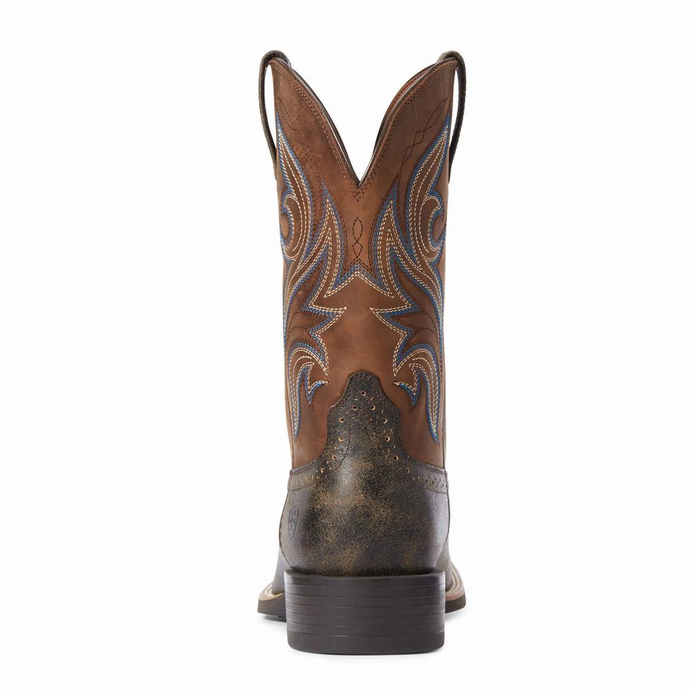 Stivali Western Ariat Sportive Knockout Uomo Marroni | IT527JLQY