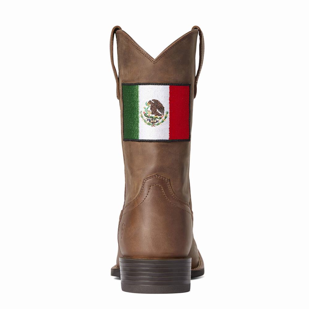 Stivali Western Ariat Sportive Orgullo Mexicano II Uomo Marroni | IT576KGBF