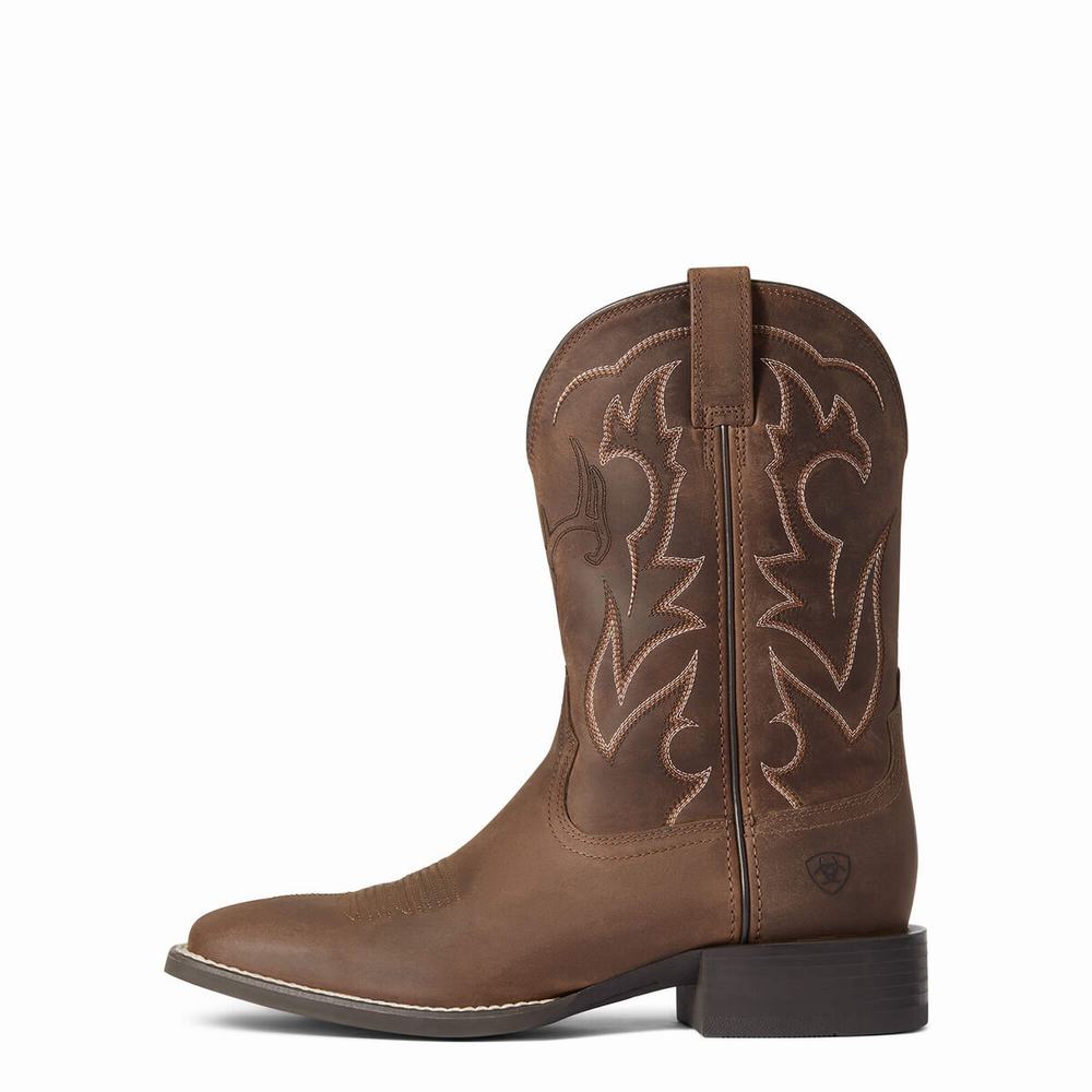 Stivali Western Ariat Sportive Outdoor Uomo Marroni | IT025PGYA