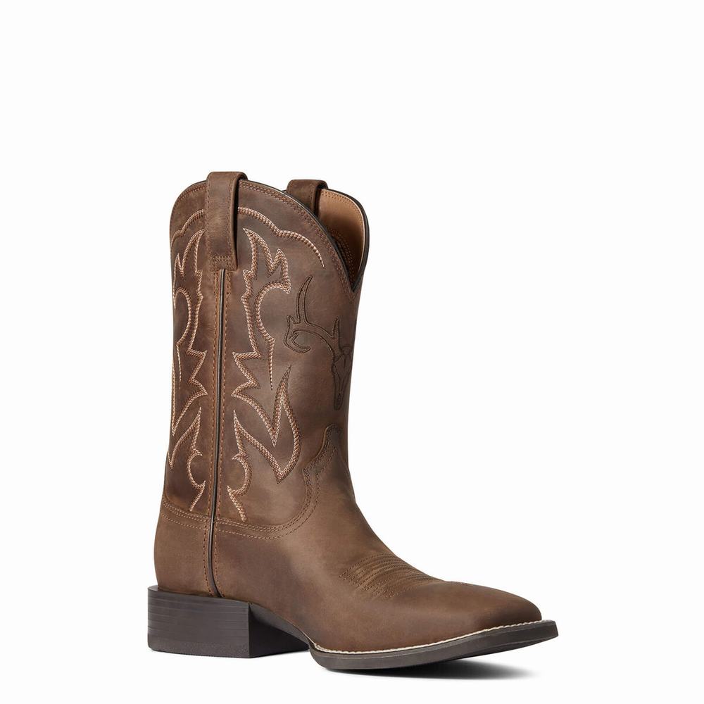 Stivali Western Ariat Sportive Outdoor Uomo Marroni | IT025PGYA