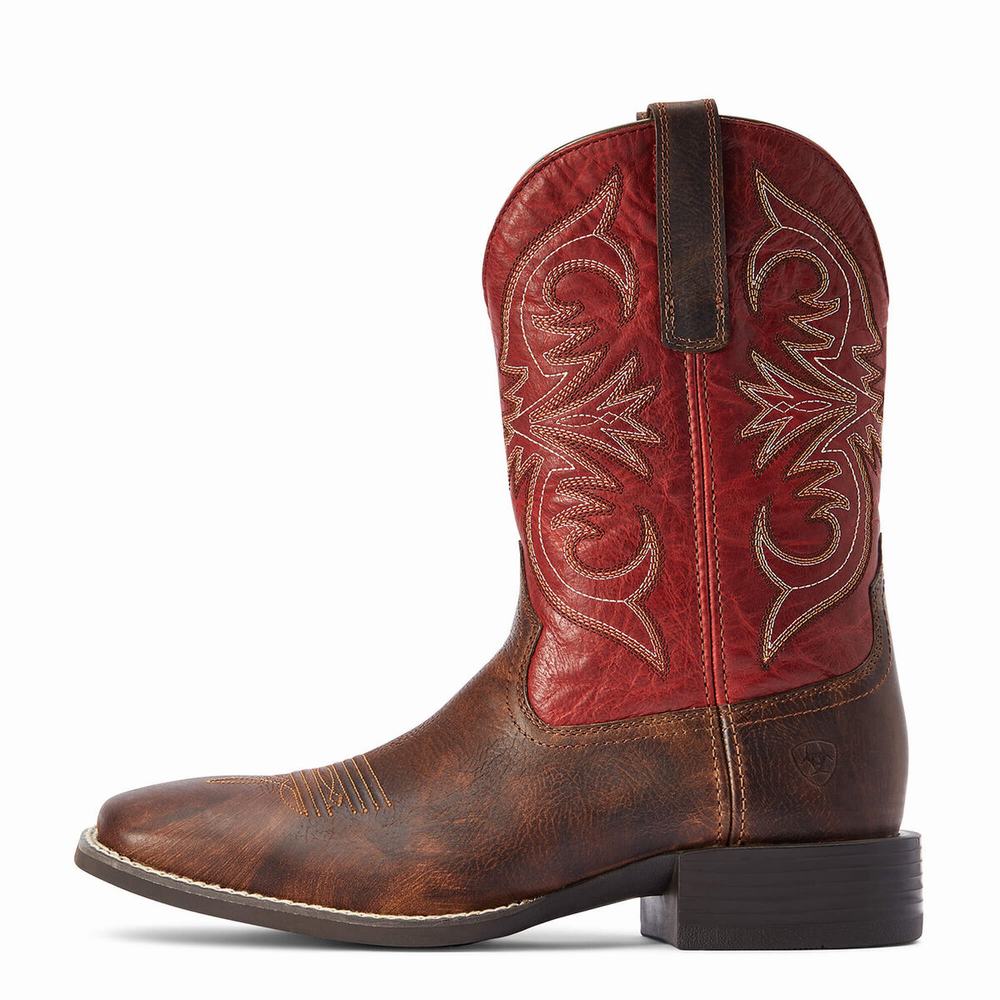 Stivali Western Ariat Sportive Pardner Uomo Marroni | IT904SZXO