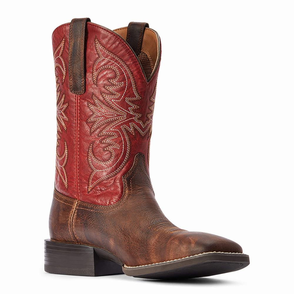 Stivali Western Ariat Sportive Pardner Uomo Marroni | IT904SZXO