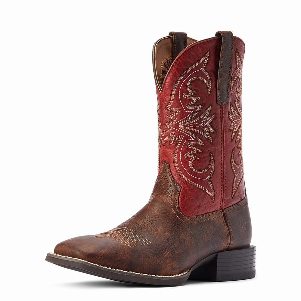 Stivali Western Ariat Sportive Pardner Uomo Marroni | IT904SZXO