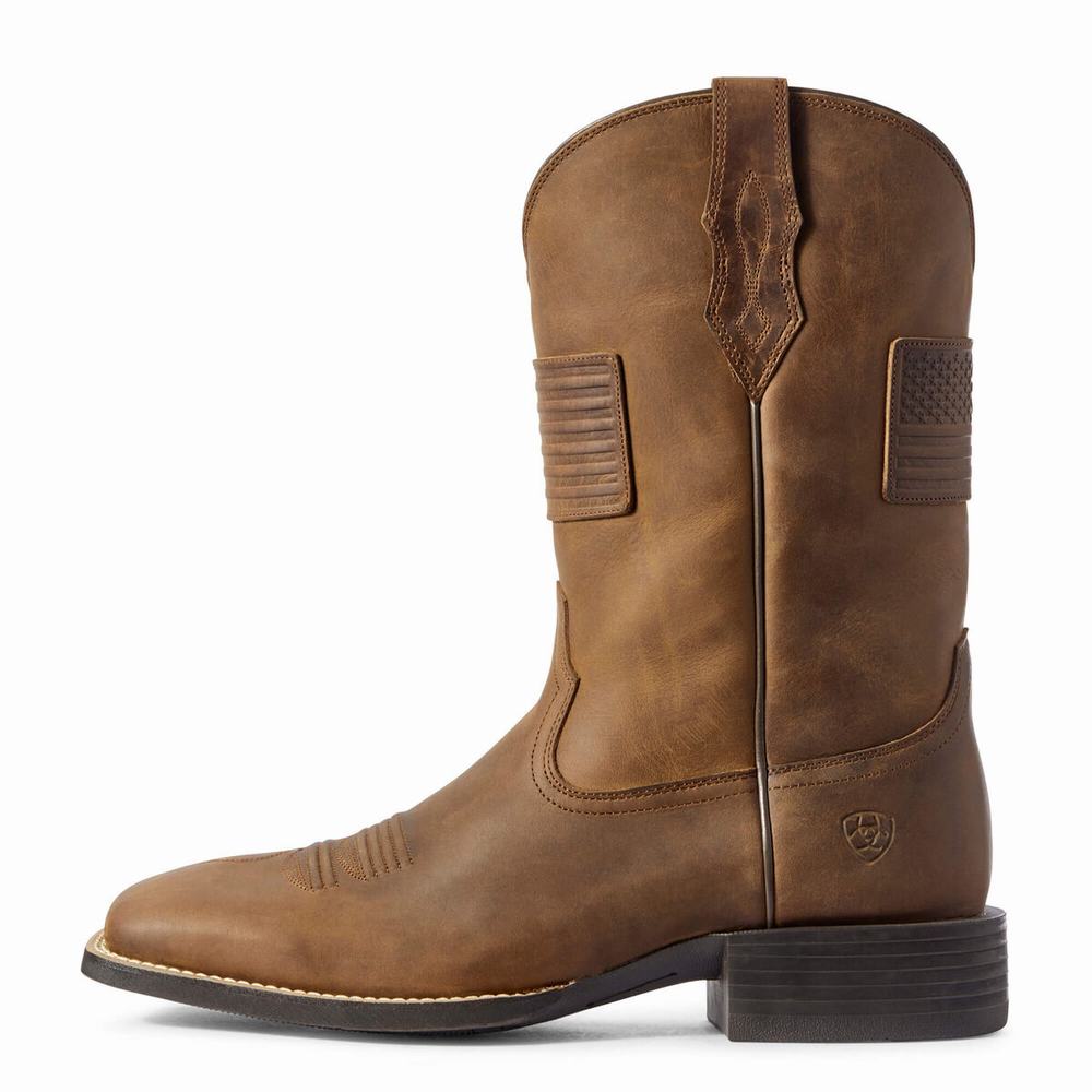 Stivali Western Ariat Sportive Patriot II Uomo Marroni | IT295FPYV