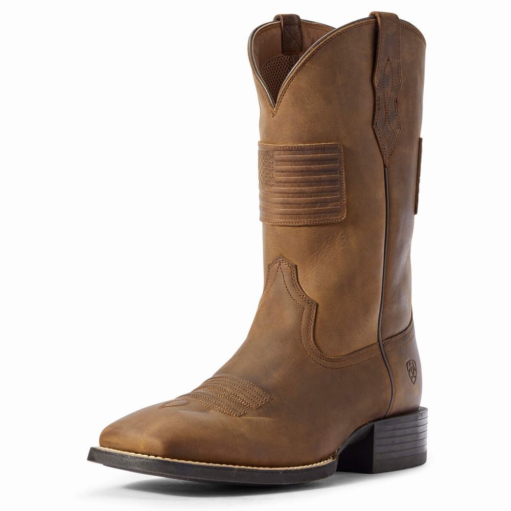 Stivali Western Ariat Sportive Patriot II Uomo Marroni | IT295FPYV