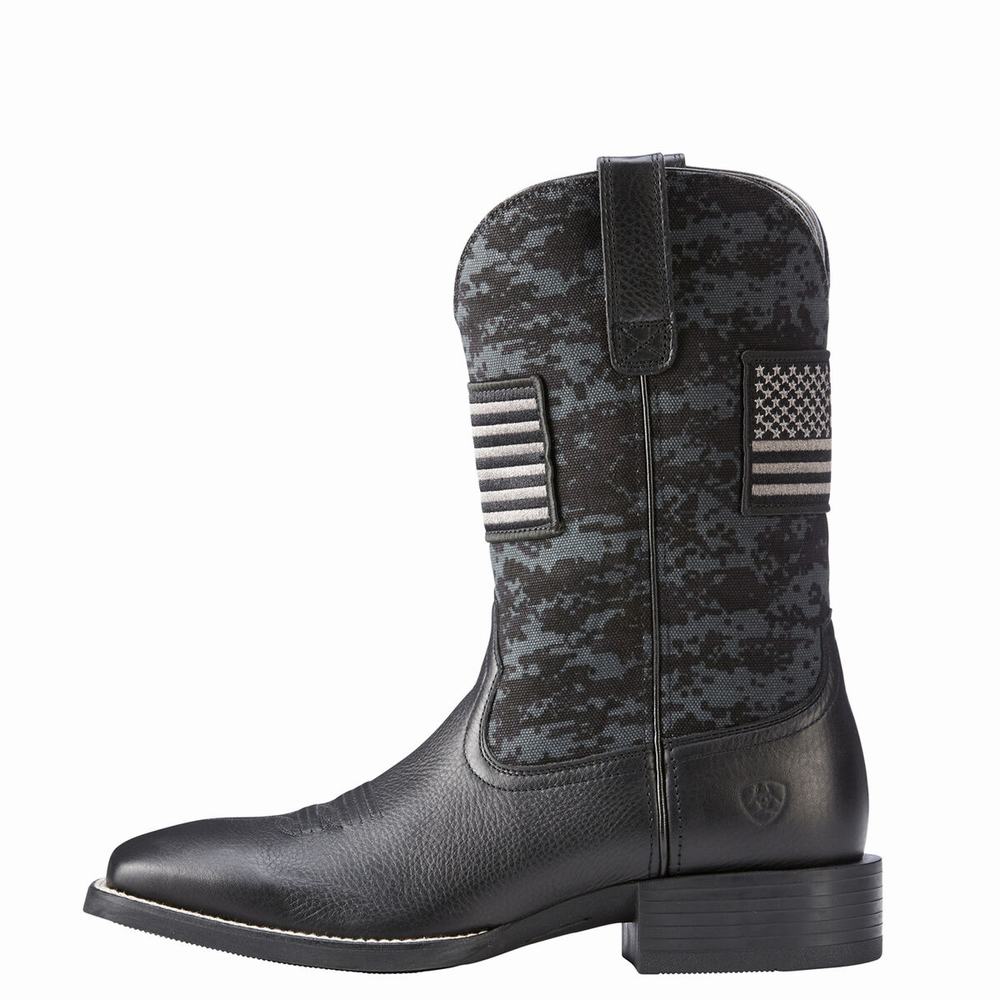 Stivali Western Ariat Sportive Patriot Uomo Nere | IT735EKZB