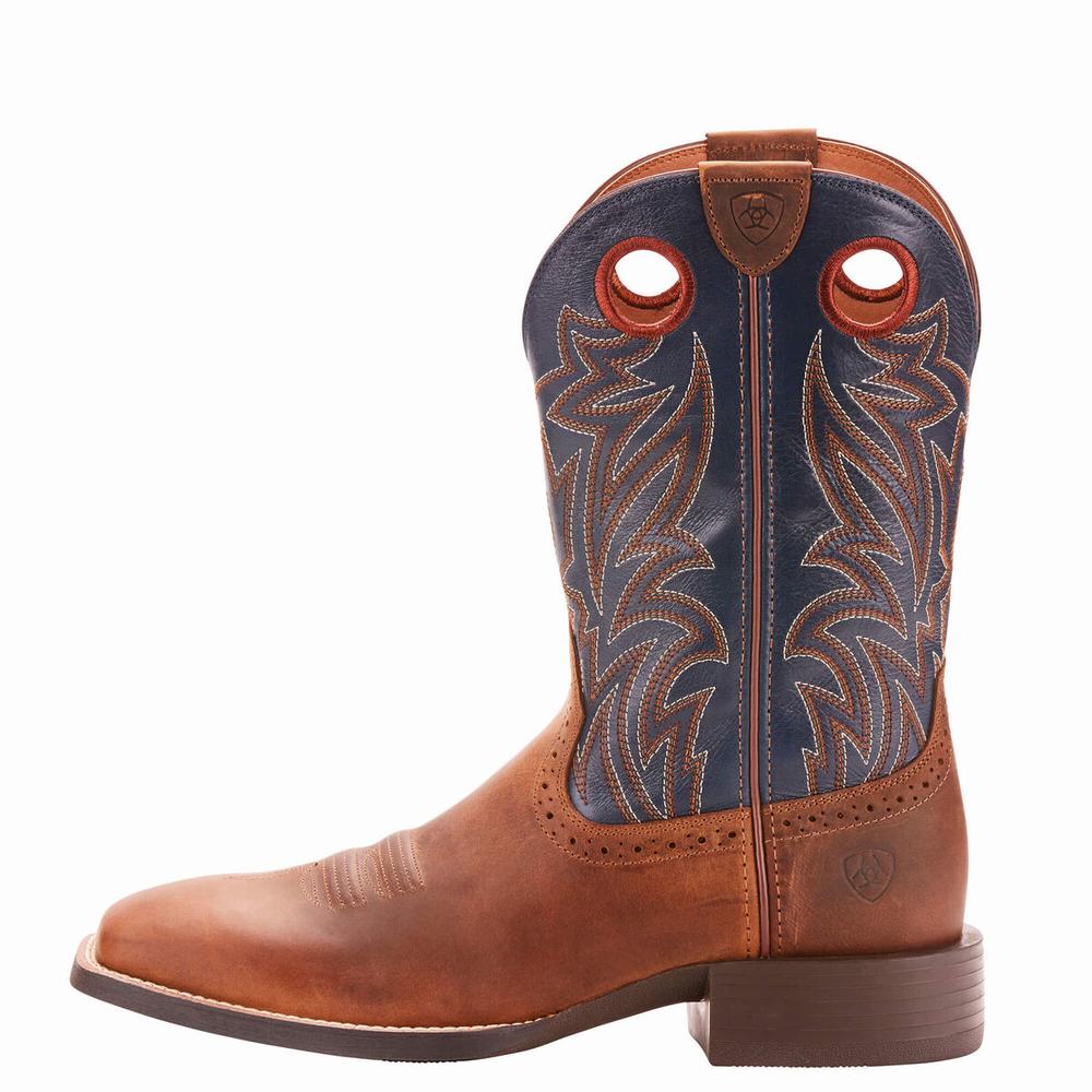 Stivali Western Ariat Sportive Sidebet Uomo Marroni | IT678HLAU