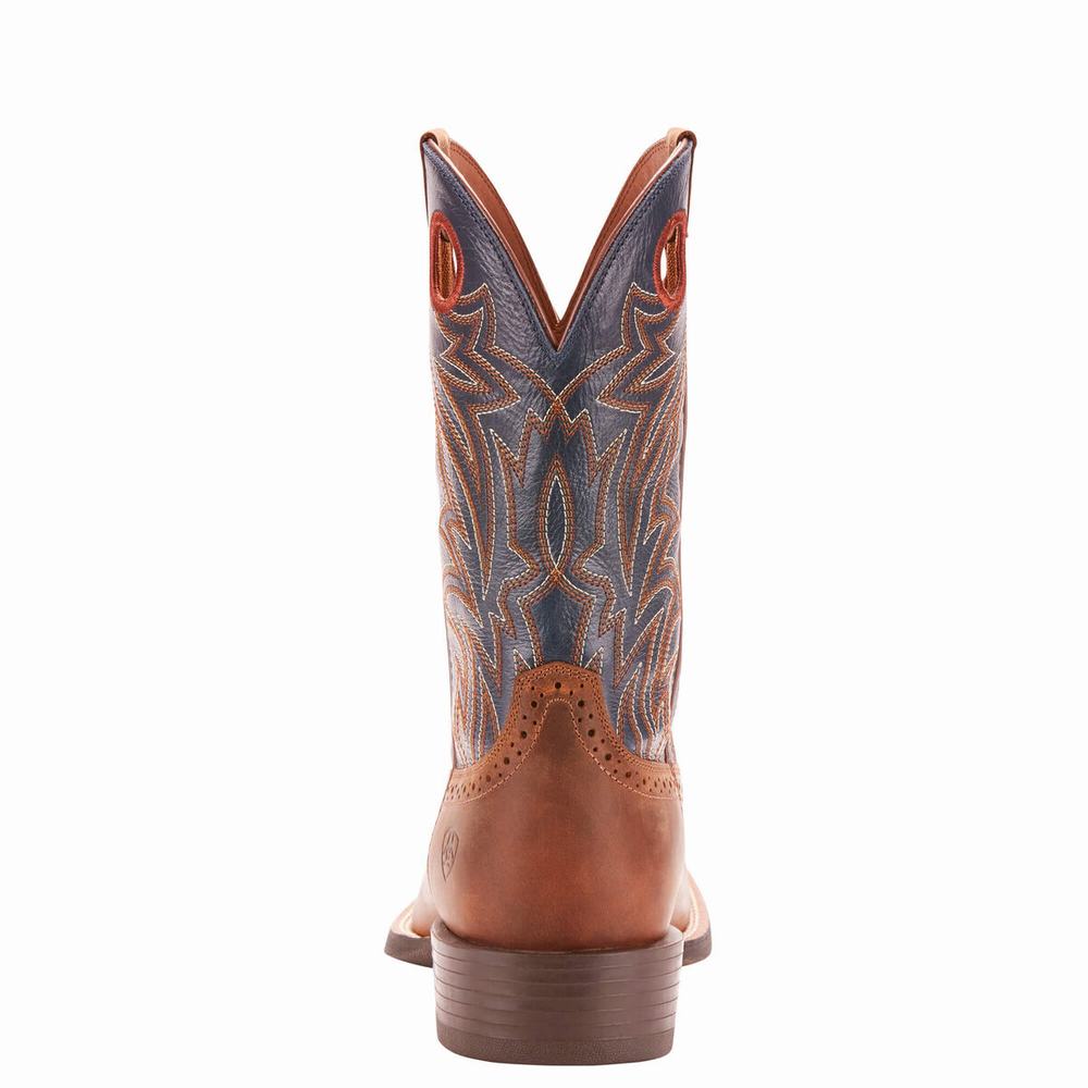 Stivali Western Ariat Sportive Sidebet Uomo Marroni | IT678HLAU