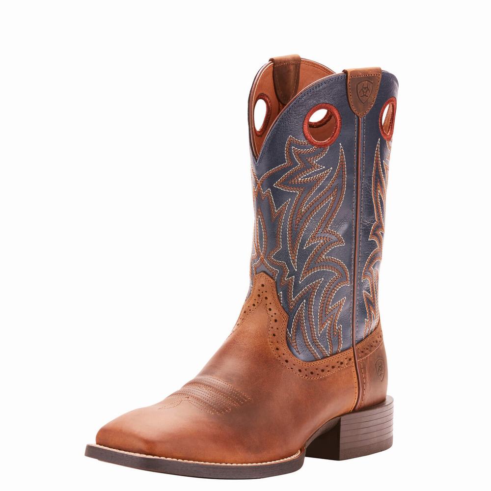 Stivali Western Ariat Sportive Sidebet Uomo Marroni | IT678HLAU