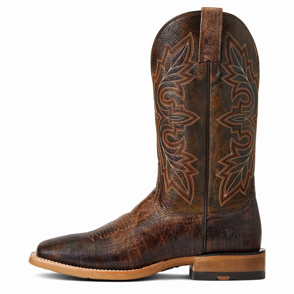 Stivali Western Ariat Standout Uomo Marroni | IT019SRXV