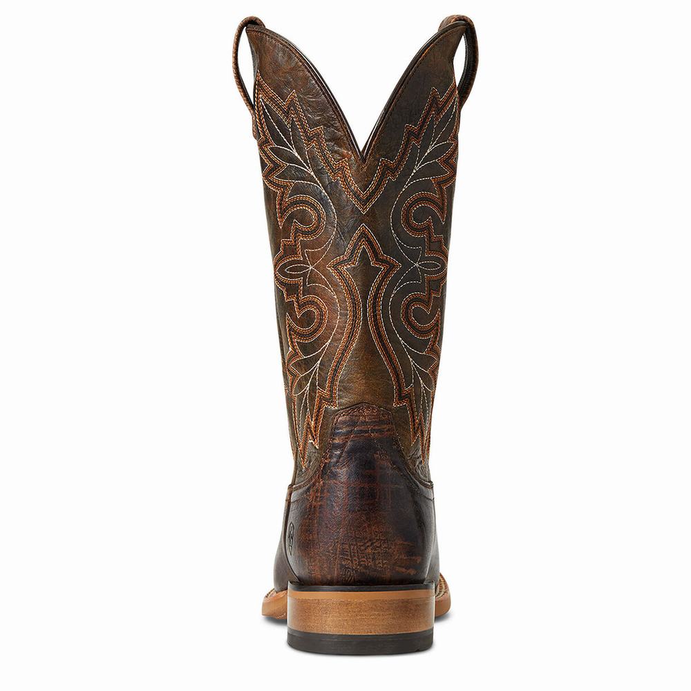 Stivali Western Ariat Standout Uomo Marroni | IT019SRXV