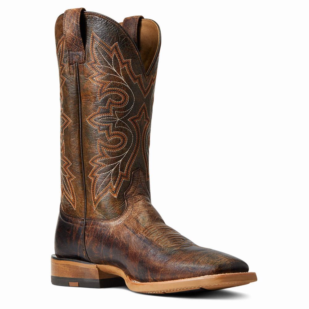 Stivali Western Ariat Standout Uomo Marroni | IT019SRXV