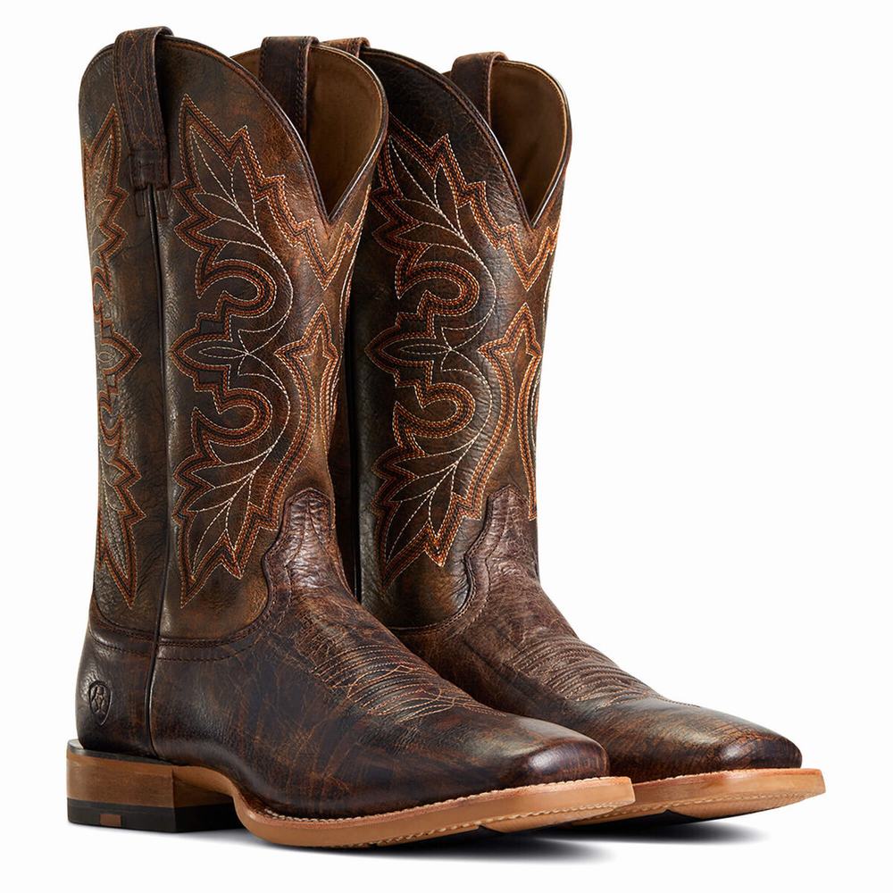 Stivali Western Ariat Standout Uomo Marroni | IT019SRXV