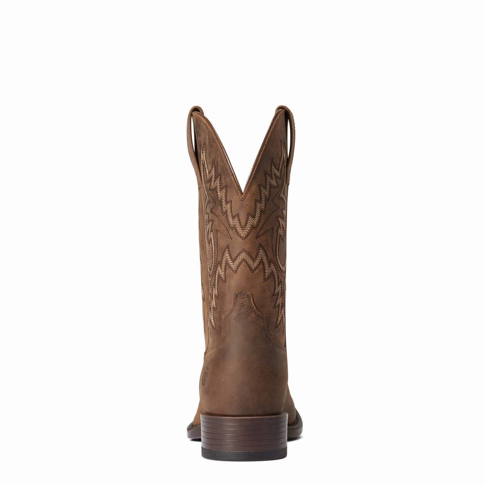 Stivali Western Ariat Stockman Ultra Uomo Marroni | IT539GUVM