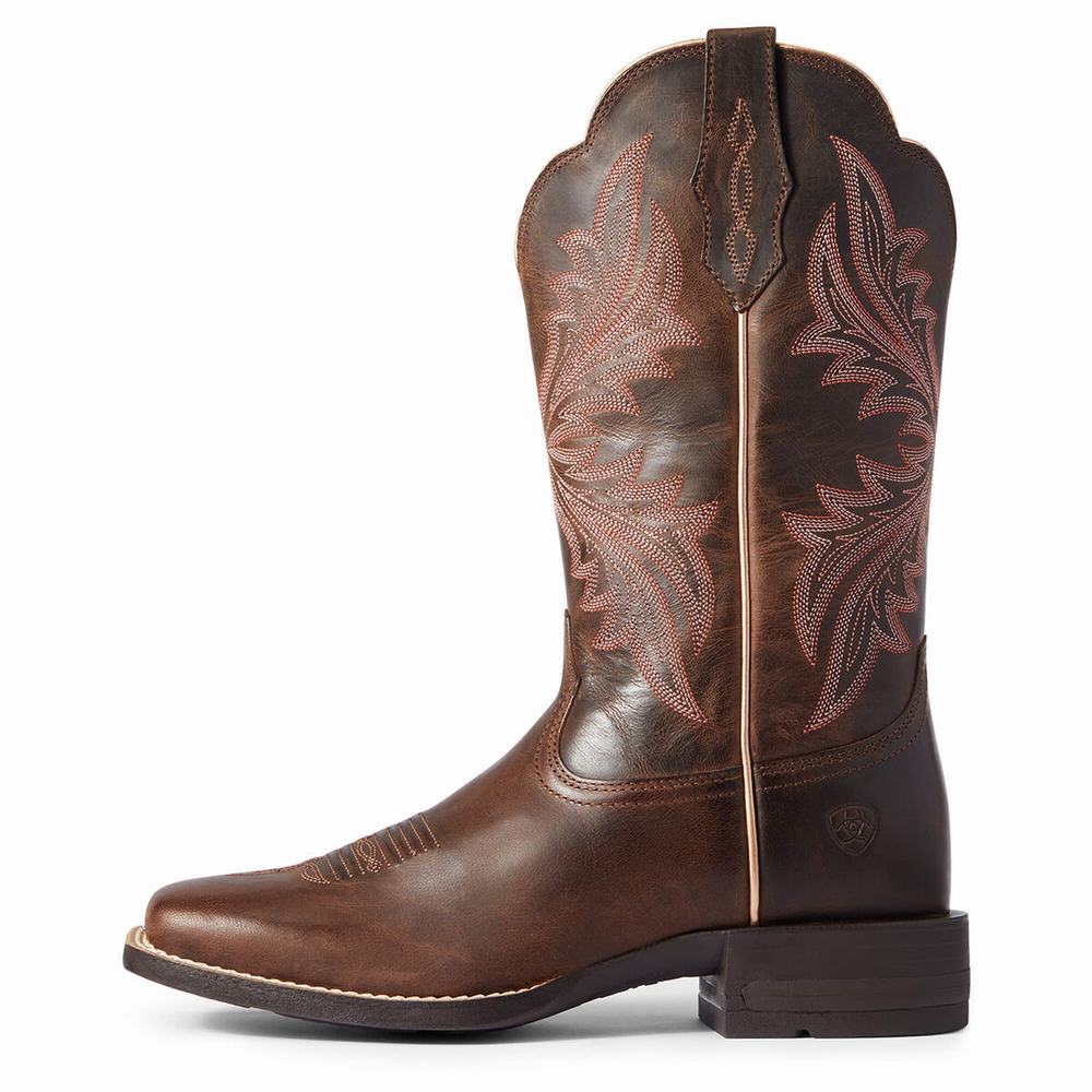 Stivali Western Ariat West Bound Donna Marroni | IT538FOZX