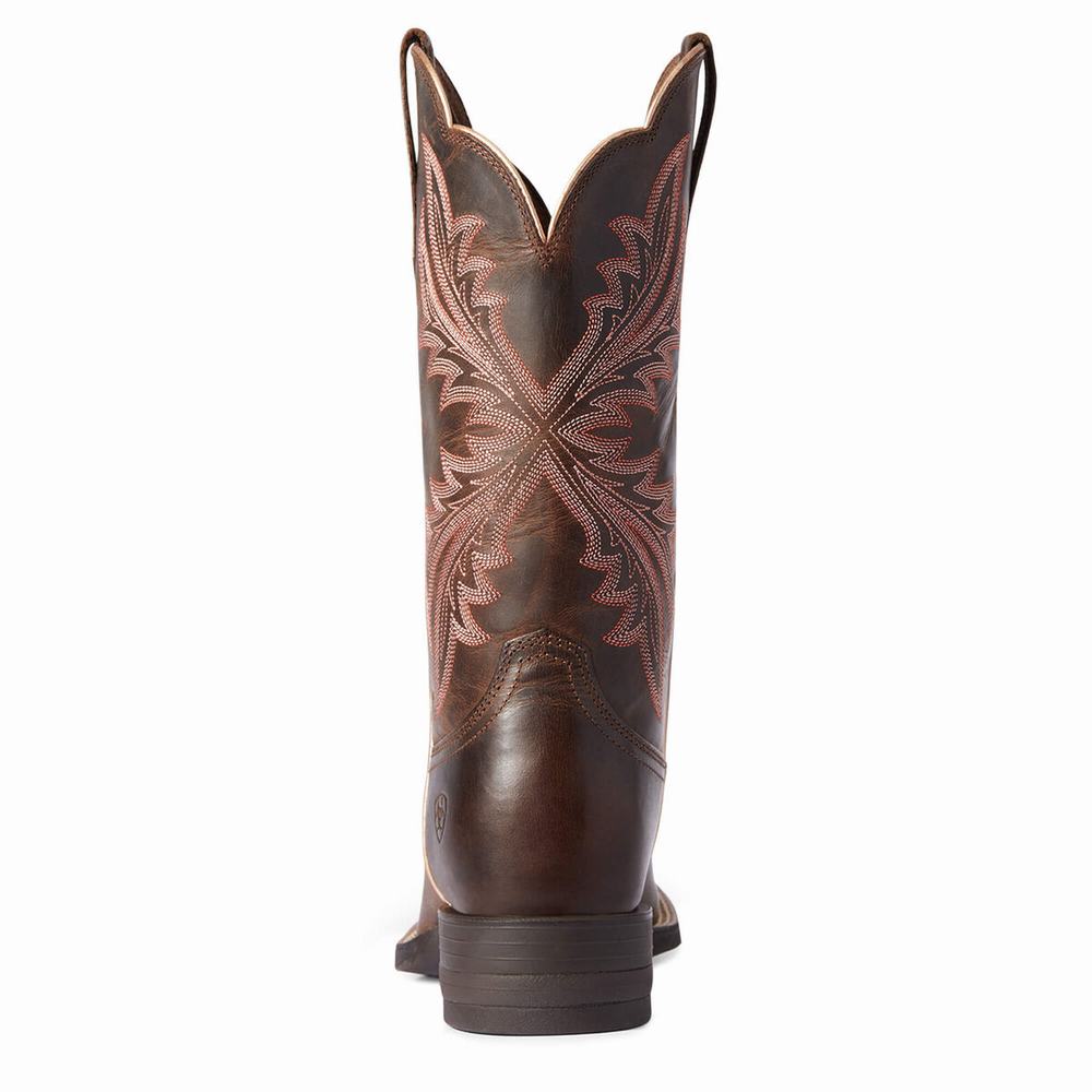 Stivali Western Ariat West Bound Donna Marroni | IT538FOZX