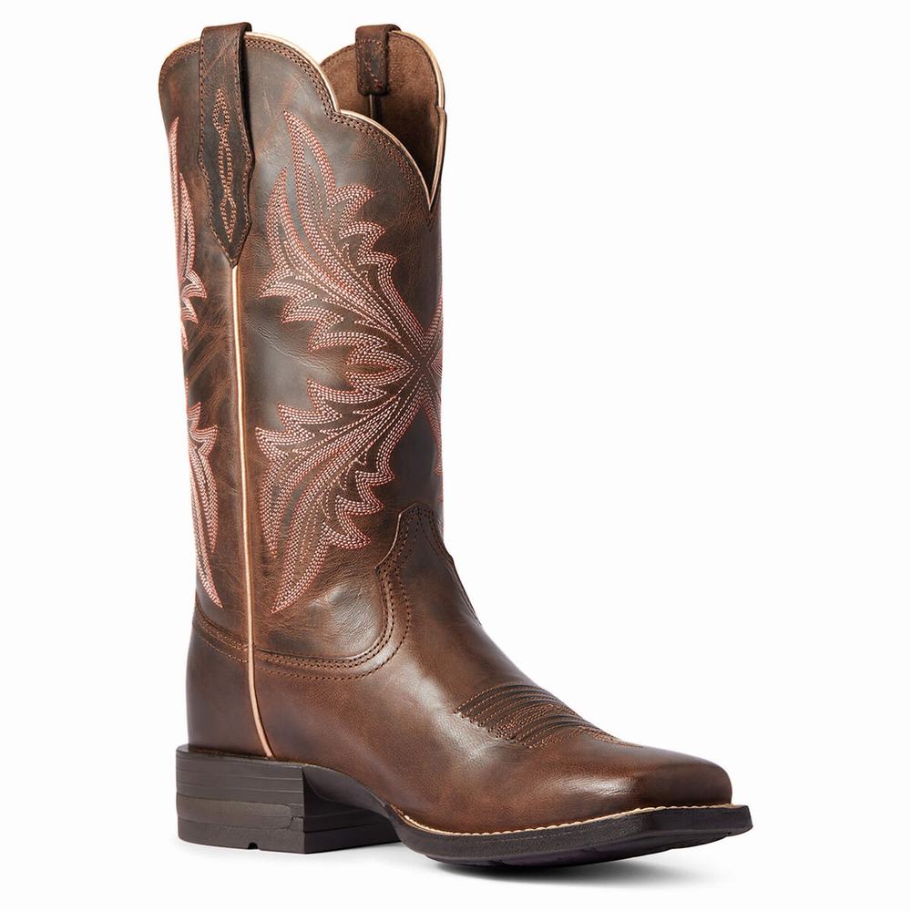 Stivali Western Ariat West Bound Donna Marroni | IT538FOZX