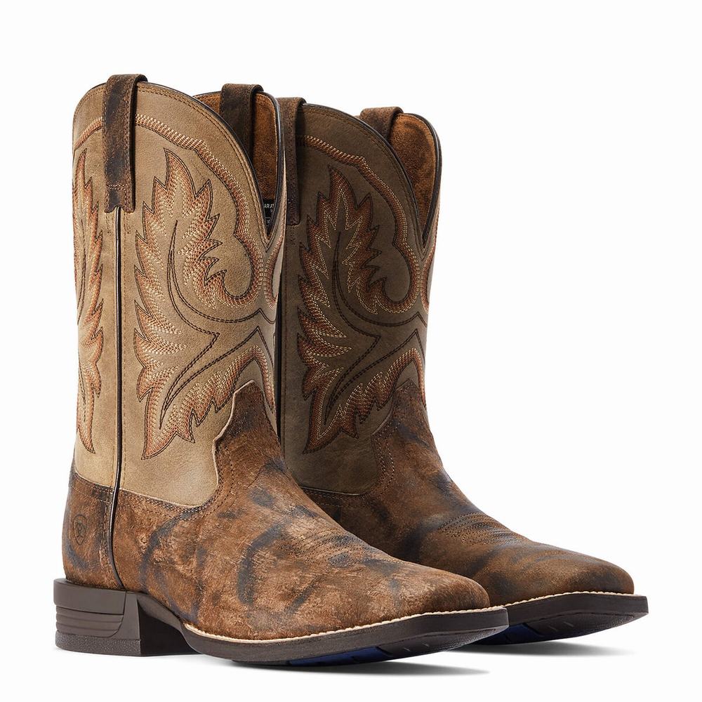 Stivali Western Ariat Wilder Uomo Grigie | IT235HMBQ